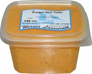 Orangen-Senf Tunke 340g