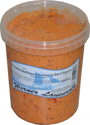 Flußkrebsfleisch in Honig-Senf Sauce 1500g