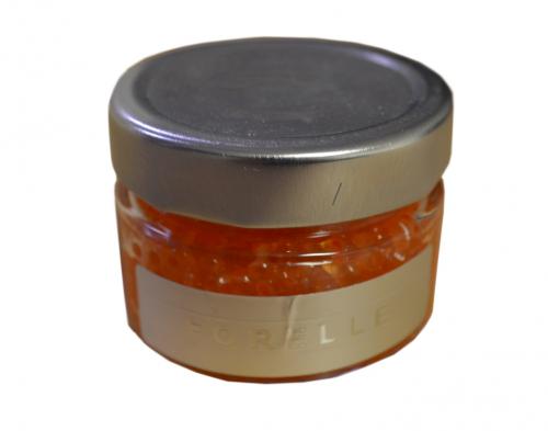 Forellen Caviar 100g körnig orangefarbener französischer Forellenlachs 